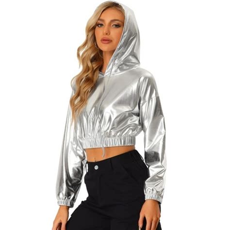 cooling fabric metallic sweatshirts under $250|Metallic Hoodie .